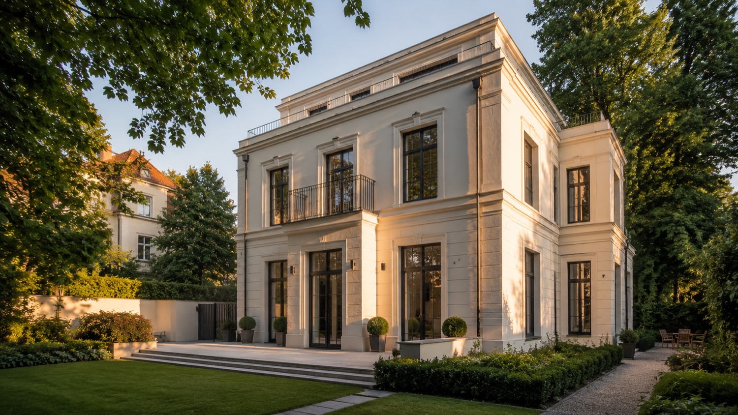 Fertiggestelltes, schlüsselfertig übergebenes Wohngebäude von CBB in Berlin